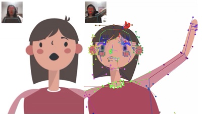 포즈 애니메이터 (웹캠)